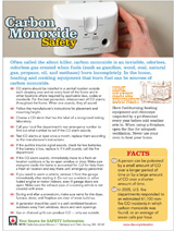 Carbon Monoxide informational flyer
